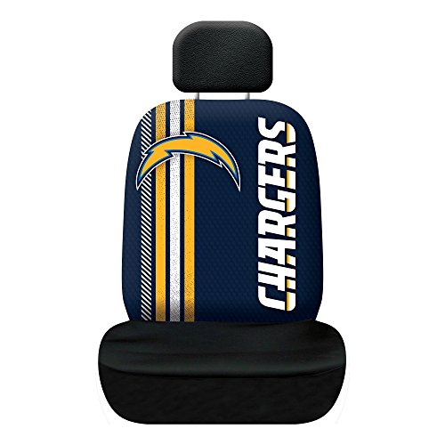 Fremont Die NFL Los Angeles Chargers Rally Seat Cover, Universal Fit, Universal Fit, Team Colors - Thumbnail 2