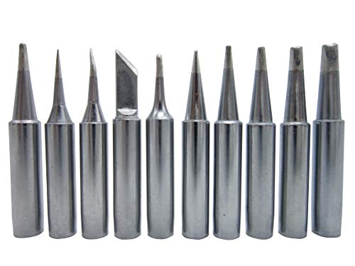 10 PCS Soldering Tips 900M for Hakko 936 937 FX-600 Radio Shack 64-053 Yihua 936 x-tronics 3020 Baku 909 878AD zany 853d Atten Quick Aoyue Solder Iron Tip (Brand"AiCE Tls") – Bild 3