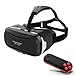 3D Movies Games VR Headset w/ iOS Android Bluetooth Remote Controller, Universal Virtual Reality Glasses Box for iPhone Samsung Galaxy SONY Xperia LG HTC MOTO Cellphones