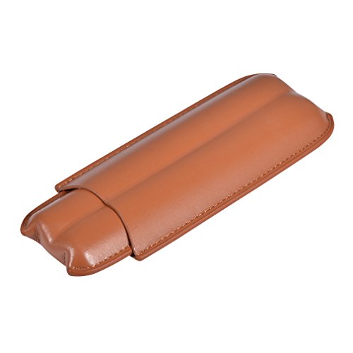 Volenx Cigar Case, Small Leather Cigar Travel Case