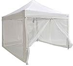 Impact Canopies 10x10 Mesh Wall Sidewalls for Pop Up Canopy Screen Room (Walls Only)