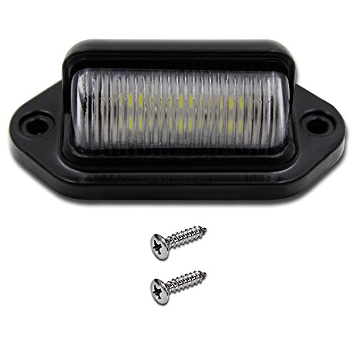 FXC 2x Car LED License Plate Tag Light 12V Side Marker Lights or Convenience Courtesy Door Step Lamp - Thumbnail 6