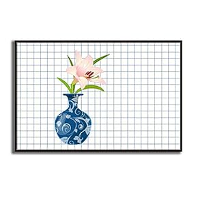 Framed Canvas Wall Art for Living Room, Bedroom Vase Canvas Prints for Modern Home Decoration Ready to Hang - 16"x24" inches