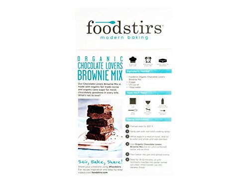 Foodstirs, Chocolate Brownie Mix, 13.9 oz