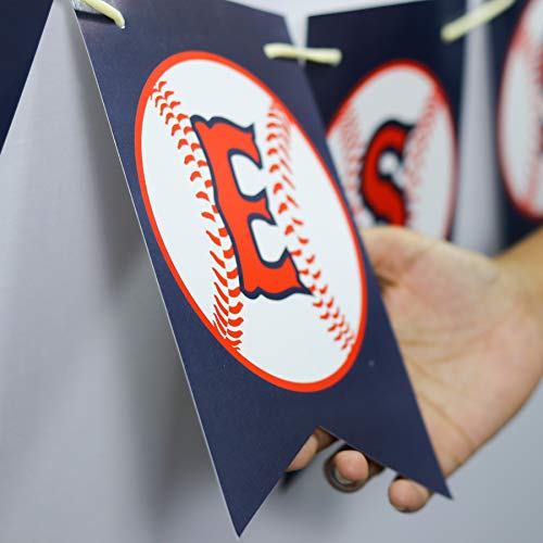 Boston Creative company Baseball Concessions Banner - Baseball Birthday Banner - Baseball Baby Shower - Baseball Happy Birthday Banner-Baseball Pennant Banner