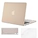 MOSISO Case Only Compatible with MacBook Pro Retina 13 inch (Models: A1502 & A1425) (Older Version Release 2015 - end 2012), Plastic Hard Shell Case & Keyboard Cover & Screen Protector, Camel