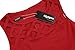 Zeagoo Women's Sleeveless Hollow Out Cocktail Party Mini Pencil Bodycon Dress,Small,Red