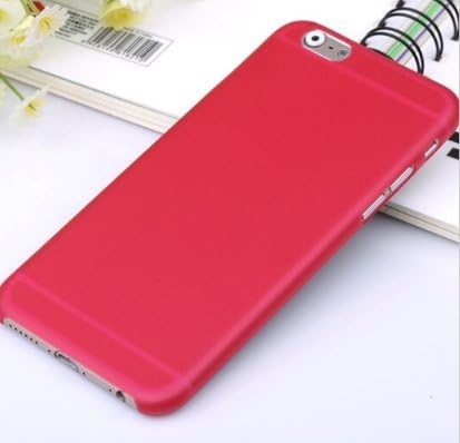 iphone 7 Plus Red Case 0.3mm Ultra Thin Slim Matte Frosted Transparent Red Flexible Soft Cover Case Skin For iPhone 7 Plus