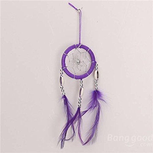 Bazaar Pure Fantasy Feathers Ring Wind Chime Dream Catcher Campanula Hanging Ornament