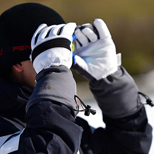 image for Vgo... Vgo 2Pairs -23 ℉ or above 3M Thinsulate G200 Lined Goatskin L