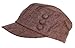 Women's Tweed Military Cadet 3 Button Hat W/Floral Lining (One Size)