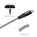 Aasama iPhone Charger 3 Feet Certified Nylon Braided 8 Pin Lightning to USB Cable (4 Pack)