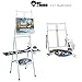 Bob Ross 2-in-1 Studio Easel - As Seen on Netflix Metal Easel Four Legged Tabletop Easel - White