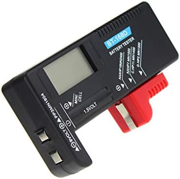Loria BT-168D Digital Battery Tester Volt Checker 9V 1.5V Button Cell Rechargeable AAA AA C D Universal Battery Test