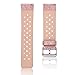 Fitbit Blaze Smart Fitness Watch Band,Thankscase Genuine Leather Strap Wrist Band Replacement, Spring Bar and Beautiful Embossed Pattern for Fitbit Blaze Smart Fitness Watch.(Rose Sport)
