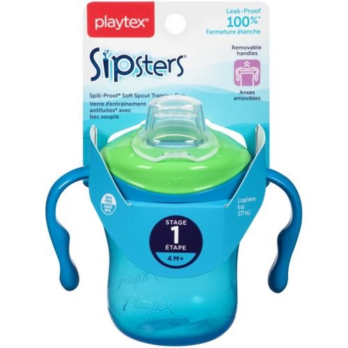 Playtex Sipsters Stage 1 Spill Proof Soft Spout Cup -- 12 per case.