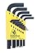 Bondhus 12237 Set of 13 Hex L-wrenches, Short Length, sizes .050-3/8-Inch