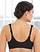 Glamorise Women's Plus-Size Elegance Front-Close Lace Underwire Bra, Black, 40D