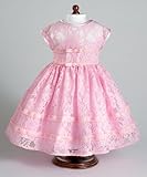 CARPATINA Pink Lace Summer Dress ~ Fits 18