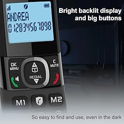 Hellobaby HB2688-1 DECT 6.0 Cordless Phone with