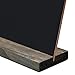 Xgood 10 Sets Mini Chalkboard Easel Signs Wooden Small Blackboard Message Boards with Vintage Style and 2 Pieces Non-Woven Eraser for Food,Party,Wedding,Bar and Event Decoration