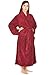 Del Rossa Womens Classic Fleece Shawl Collar Bathrobe Robe