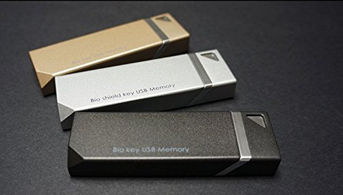 BEFS BIO Shield Key Biometric Fingerprint Authentication USB Data Storage (32GB, Black)