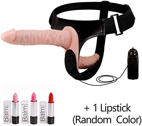 Wearable Electric Strap On Massager Double Head Massage Wand with Adjustable Harness for Lesbian Couples by PASAMALL