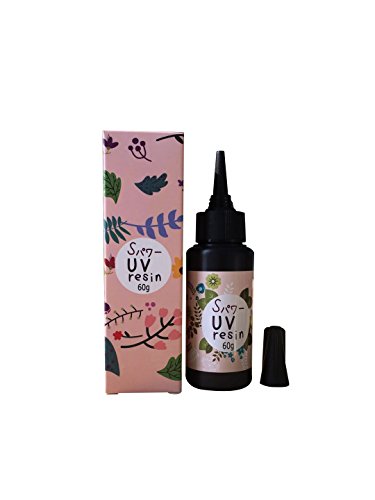 UV Resin 60g for DIY Glue Jewelry Hard Type Ultraviolet Curing Solar Cure Resin Sunlight Activated Crafts Transparent Clear (60g)