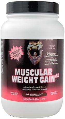 Healthy 'n fit muscular weight gain 3 - chocolate - 2.5 lbs (799750001596)