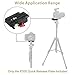 UTEBIT P200 Quick Release Plate Aluminum Alloy Tripod Plate with QR Clamp Adapter with 1/4