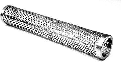 Wood Pellet Smoker Tube-Style PREMIUM Hot &amp; Cold Smoke Generator For Gas, Charcoal, Electric Grills - Add Wood Smoked Flavor To All Your Grilled Recipes, Stainless Steel 12" BBQ Smoking Accessories