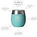 Summit Outdoor Wine Glasses, Vacuum Insulated Wine Tumbler With Lid, Stemless Metal Cup Design, Stainless Steel, Unbreakable, Shatterproof, Portable, Set of 2, Home, Travel or Camping. NEW SLIDING LID