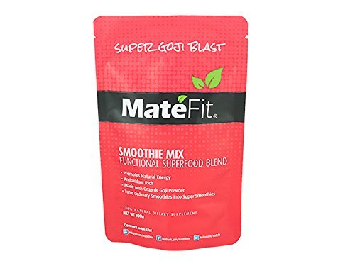 SUPER GOJI BLAST is a super food blend with 100% Natural, Non GMO , Yum + Antioxidants , Vitamins , Minerals + Support Weight Loss + Supports Mood & Attention + Cholesterol Levels SUPER GOJI BLAST is a super food blend with 100% Natural, Non GMO , Yum + Antioxidants , Vitamins , Minerals + Support Weight Loss + Supports Mood & Attention + Cholesterol Levels