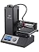 Monoprice Select Mini 3D Printer V2 - Black With Heated (120 x 120 x 120 mm) Build Plate, Fully Assembled + Free Sample PLA Filament And MicroSD Card Preloaded With Printable 3D Models