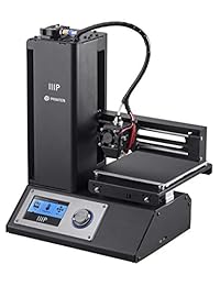 Monoprice Select V2(4.724 x 4.724 x 4.724 in) Placa de construcción (totalmente montada, filamento PLA de muestra  y tarjeta MicroSD recargada con modelos 3D imprimibles), Negro