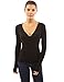 PattyBoutik Women's V Neck Faux Wrap Sweater