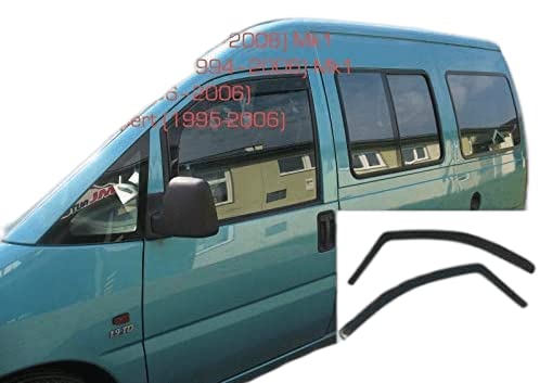 AC WOW 2x Wind Deflectors for CITROEN Jumpy Dispatch Evasion (MK1) for Fiat Scudo for Peugeot Expert 1994 1995 1996 1997 1998 1999 2000 2001 2002 2003 2004 2005 2006