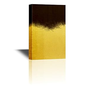 Color Composition Artwork with Black and Gold