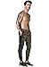 Ouber Men's Fitted Jogger Pants Gym Workout Running Sweatpants with Zipper Bottom (Camo,M)
