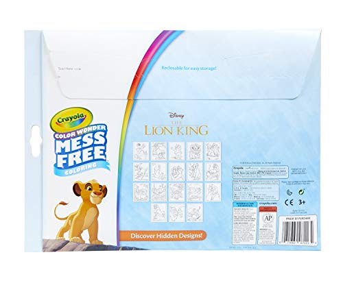 Crayola Lion King Pages & Markers Color Wonder Pad and Markers ...