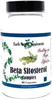 Beta Sitosterol 425mg * 180 Capsules - Reducing Cholesterol & Normalizing Blood Sugar (2 Bottles) by Earth Natural Supplements