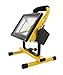 ABN Rechargeable LED Work Light – 20W Cordless Shop Work Light with Charger Adapter, 1800LM Portable Flood Light