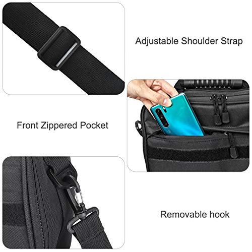 Leftwei 35x13,5x24cm Angeltasche mit Mehreren Taschen, Reel Fish Line Oxford-Stoff-Angeltasche, für Angler im Freien… – Bild 7