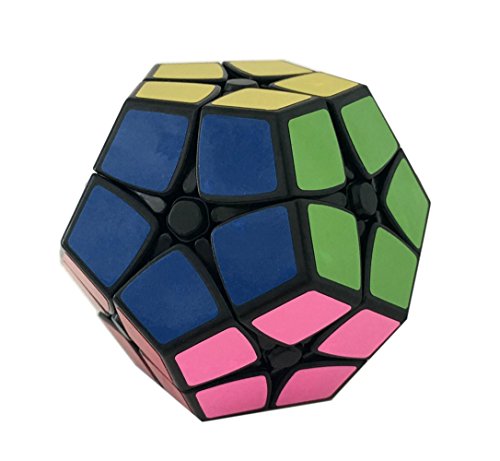 DSstyle 2x2 Megaminx Speed Cube Dodecahedron Puzzle Cube Brain Teaser Kids Toy Black