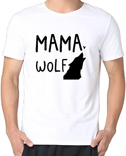Mama Wolf Men's Round Neck Tshirt