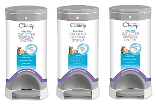 Litter Champ Premium Odor-Free Cat Litter Disposal System, Gray (1