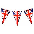 Union Jack Triangular Bunting 25 Pendant Flags @ 7m long by Superstars