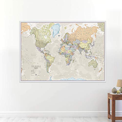 1 Maps+International+Classic+World+Wall