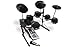 Alesis DM10 Studio Kit | Ten-Piece Professional Electronic Drum Set with Black Aluminum StageRack (Mylar Drum Pads)